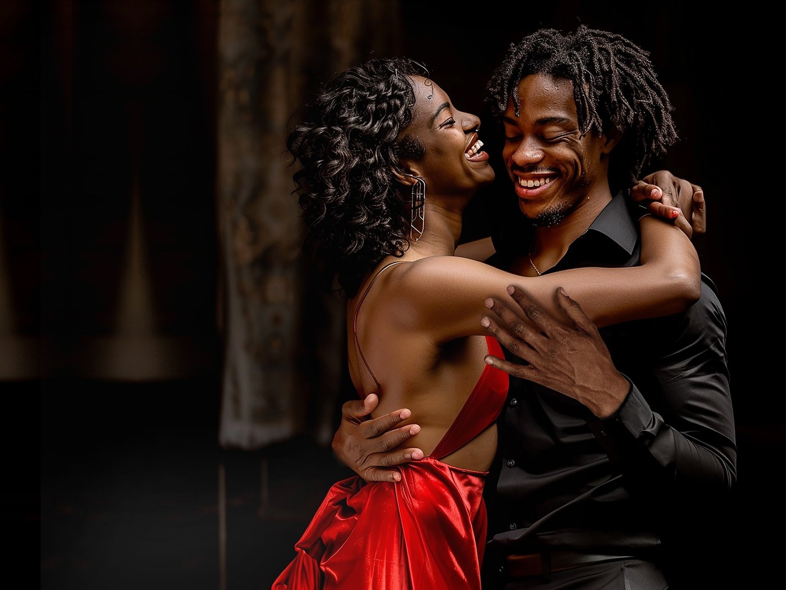 Massimo perfume ad from signature by cybele model couple having fun
