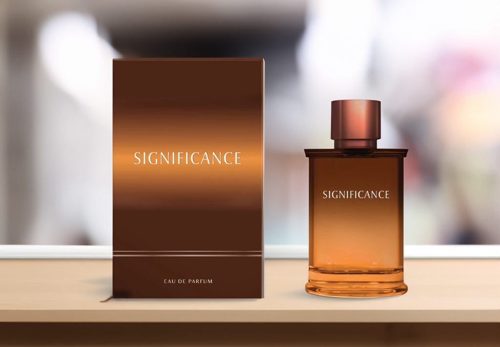 Significance perfume eau de parfum 100ml from signature by cybele on a wooden platform next to box