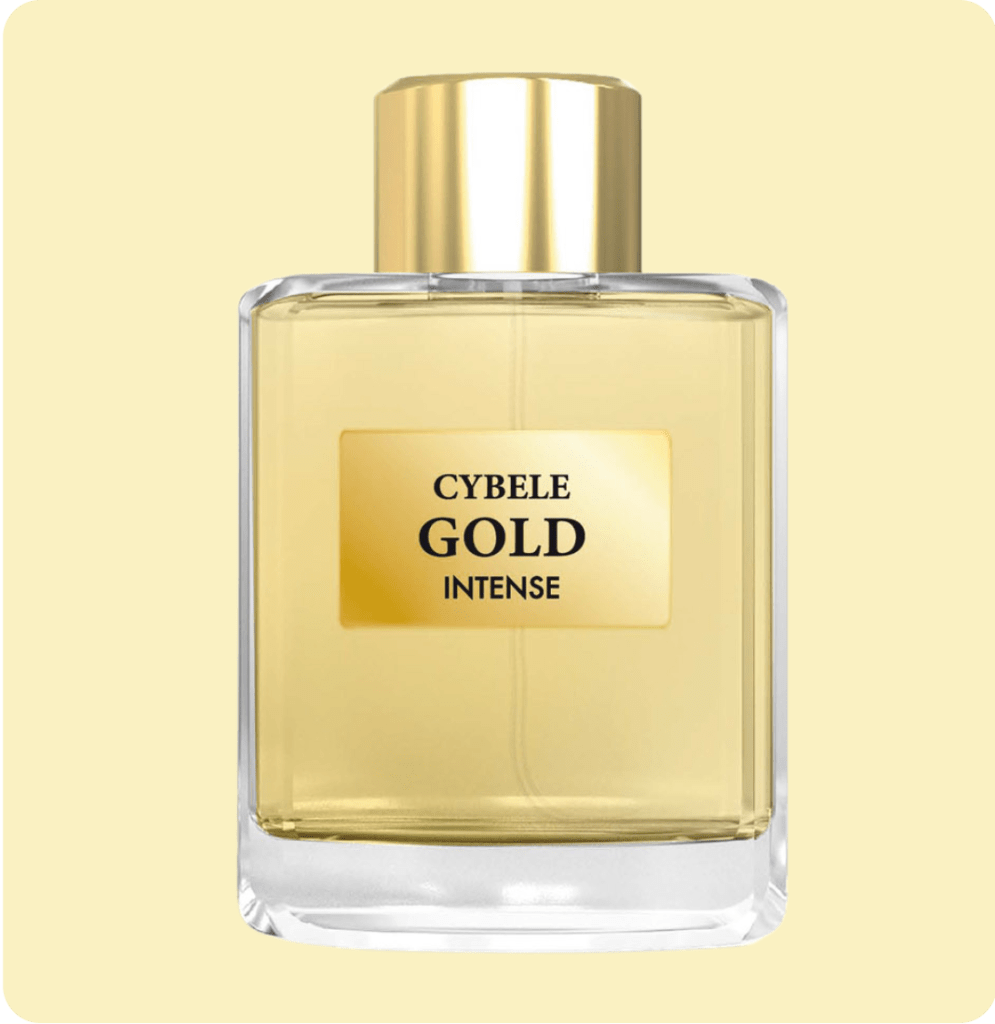 Cybele Gold Intense 100ml from signature by cybele on a gold background | Cybele Gold perfume