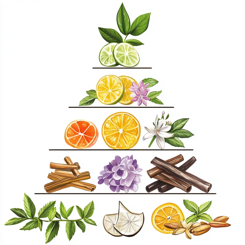 citrus perfume top heart and base notes