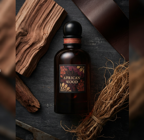 african wood perfume photo shoot