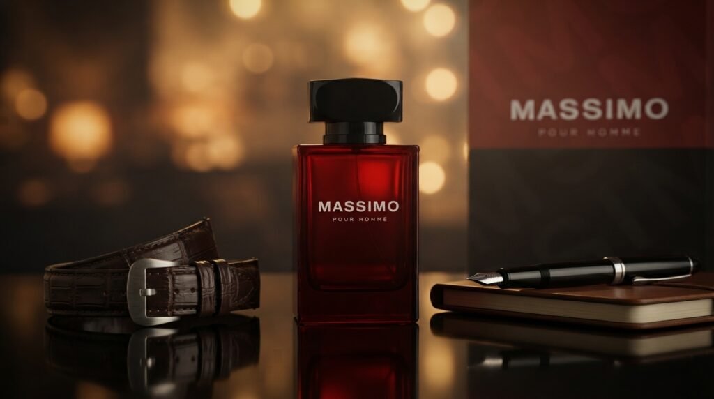 Massimo_Pour_Homme_bottle_display