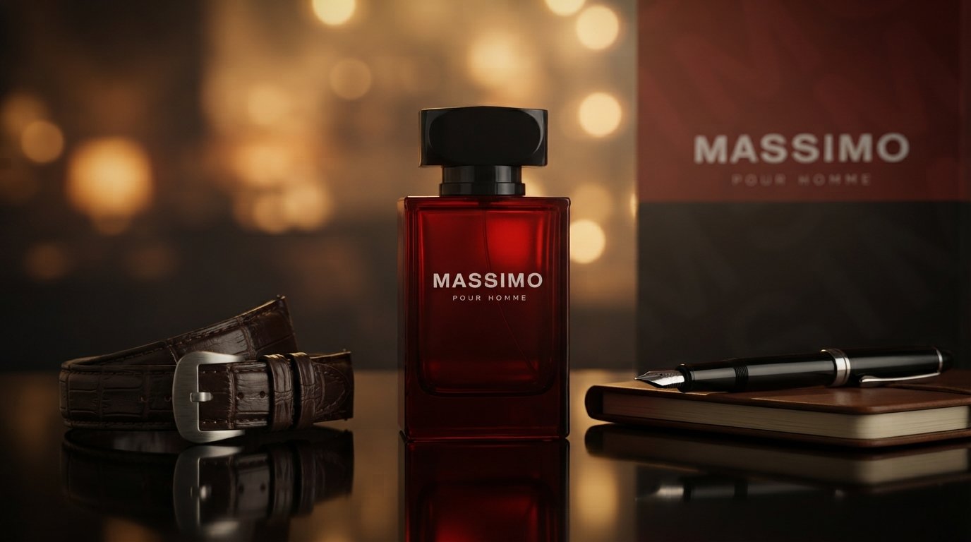 Massimo_Pour_Homme_bottle_display