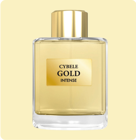 Cybele Gold Intense 100ml from signature by cybele on a gold background | Cybele Gold perfume
